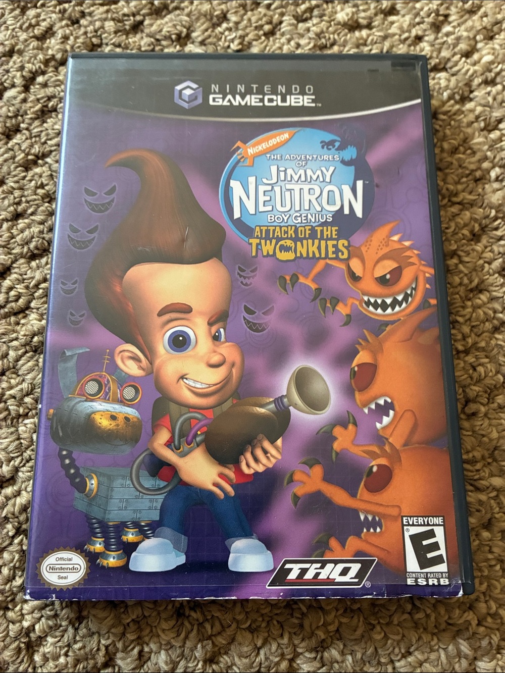 Nintendo GameCube Jimmy Neutron Boy Genius Attack of the Twonkies